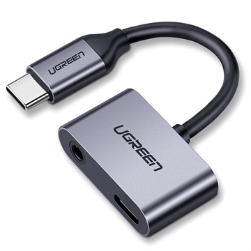 Ugreen 2-u-1 Punjenje i Audio USB-C Adapter - 1.5A