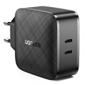 Ugreen CD216 Brzi Zidni Punjač - 2x USB-C PD, QC4.0 - 66W