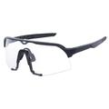 Ultra-Light Cycling Glasses with Clear Glass - Black