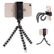 Univerzalni Savitljivi Tripod Stalak za Smartfon - 60-85mm - Crni