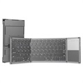 Univerzalna Sklopiva Bluetooth Tastatura i Touchpad B066 - Grey