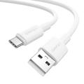 Usams U90 SJ761 1m USB-A to Type-C Cable - 3A/18W - White