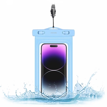 Usams US-YD011 Univerzalna Plutajuća Vodootporna Futrola - 7" - Plava