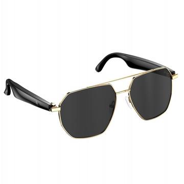 W100C Retro Smart Glasses with Real-Time Translation - Black