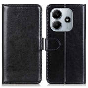 Xiaomi Redmi Note 14 4G Wallet Case Magnetic Closure - Black