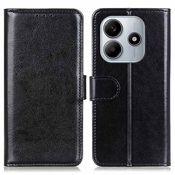 Xiaomi Redmi Note 14 4G Wallet Case Magnetic Closure - Black