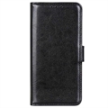 iPhone 15 Futrola-Novčanik sa Magnetnim Zatvaranjem - Crna