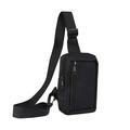 Water-Resistant Nylon Chest and Shoulder Phone Bag - Fits 6.5" - 7.2" Phones