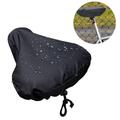 Waterproof Saddle Cover for Bicycle - Black
