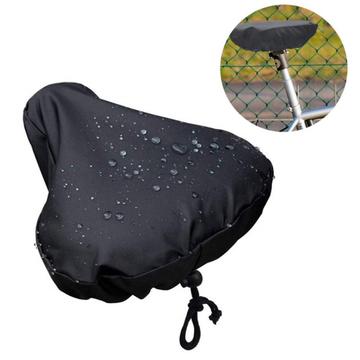 Waterproof Saddle Cover for Bicycle - Black