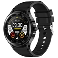 Waterproof Sports Smartwatch with Heart Rate DS20 - Black