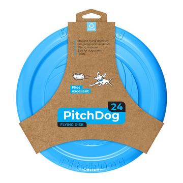Waudog PitchDog Frisbee for Dogs - 24cm - Blue