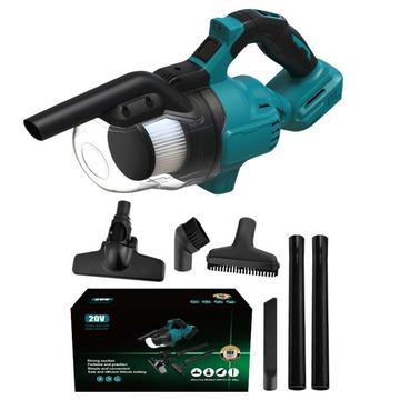 Wireless Handheld Vacuum Cleaner with HEPA Filter, LED Light - 9.4Kpa - Green
