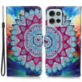 Wonder Serija Motorola Moto G75 Futrola-Novčanik - Mandala