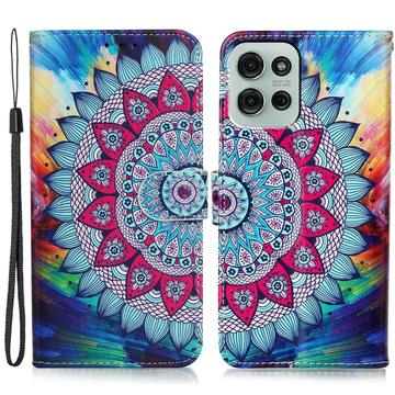 Wonder Serija Motorola Moto G75 Futrola-Novčanik - Mandala