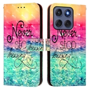 Motorola Edge 60/60 Fusion Wonder Series Futrola-Novčanik - Nikad ne prestaj da sanjaš