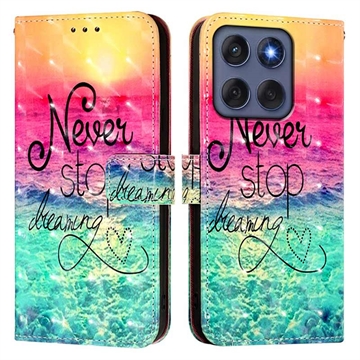 Motorola Edge 60/60 Fusion Wonder Series Futrola-Novčanik - Nikad ne prestaj da sanjaš