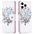 iPhone 14 Pro - Wonder - Novčanik-Futola - Cvetno drvo