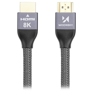 Wozinsky HDMI 2.1 8K 60Hz / 4K 120Hz / 2K 144Hz Kabl - 1m - Sivi
