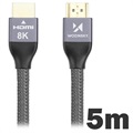 Wozinsky HDMI 2.1 8K 60Hz / 4K 120Hz / 2K 144Hz Kabl - 5m - Sivi