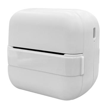 X18 Mini Pocket Inkless Thermal Printer - 200DPI, Bluetooth - White