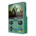 X6 HD 3.5-Inch Screen Handheld Game Console Built-in Video Games Machine with Dual Joystick Design