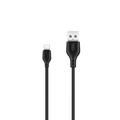 XO NB103 USB-A to USB-C Charging Cable - 2.1A, 1m - Black