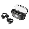 XUNDD X18 TWS Clip-on Headphones V5.3 Bluetooth Air Conduction Open Ear Earphones Wireless Sports Earhook Headset - Black