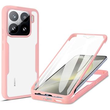 Xiaomi 15 360 Protection Series Case - Pink / Clear
