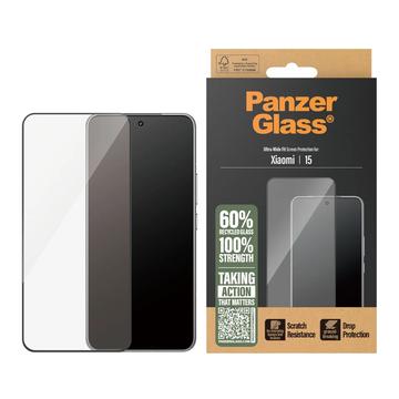 Xiaomi 15 PanzerGlass Ultra-Wide Fit Zaštitno Staklo - Crne Ivice