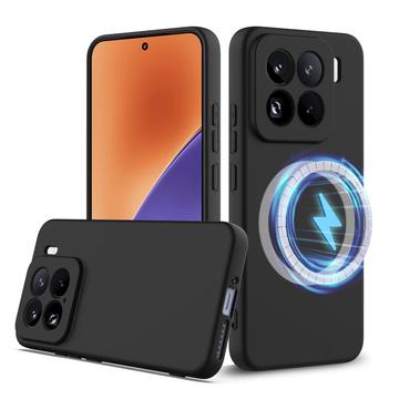 Xiaomi 15 Pro Maska od Tečnog Silikona - Kompatibilna sa MagSafe - Crna