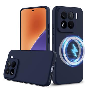 Xiaomi 15 Pro Maska od Tečnog Silikona - Kompatibilna sa MagSafe - Tamnoplava