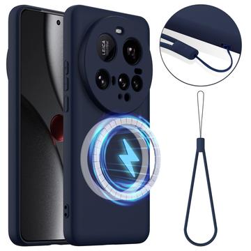 Xiaomi 15 Ultra Maska od Tečnog Silikona - Kompatibilna sa MagSafe - Tamnoplava