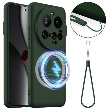 Xiaomi 15 Ultra Maska od Tečnog Silikona - Kompatibilna sa MagSafe - Tamnozelena