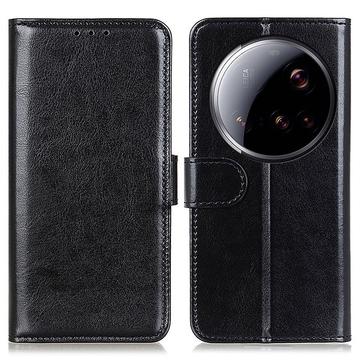Xiaomi 15 Ultra Wallet Case Magnetic Closure - Black
