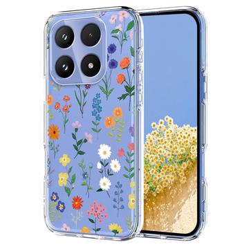 Xiaomi 17 Floral Pattern TPU Case