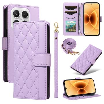 Xiaomi 17 Luxury Quilted Wallet Case
