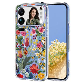 Xiaomi 17 Pro Max Floral Pattern TPU Case - Lilies