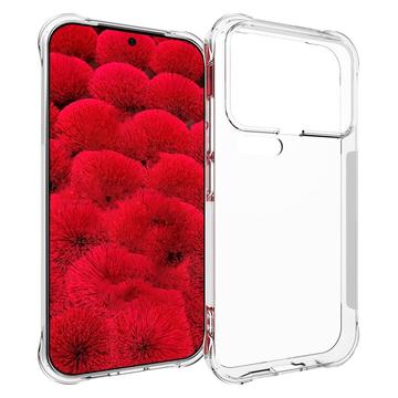 Xiaomi 17 Pro Max Shockproof Silicone Case - Transparent