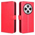 Xiaomi Redmi 14C/14R/Poco C75 Wallet Case Magnetic Closure - Red