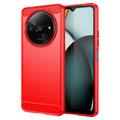 Xiaomi Redmi A3 Brušena TPU Zaštitna Maska - Ugljenično Vlakno
