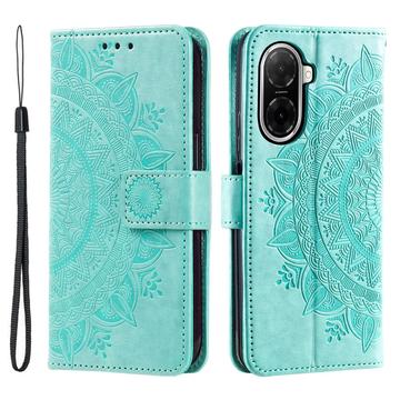 Xiaomi Redmi A5 4G/Poco C71 Mandala Series Futrola-Novčanik - Zelena