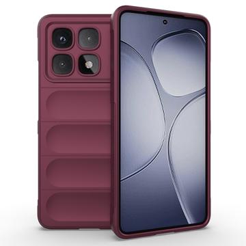 Xiaomi Redmi K70 Ultra Rugged Serija TPU Maska - Boja Vina