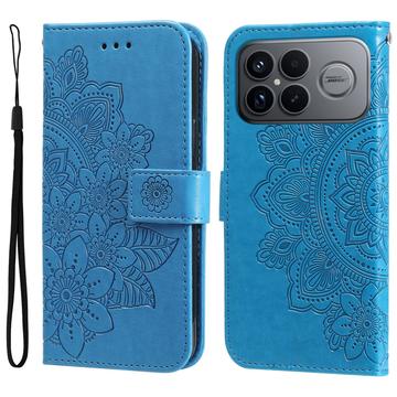 Xiaomi Redmi K90 Pro Max/Poco F8 Ultra Mandala Series Futrola-Novčanik - Plava