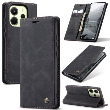 Xiaomi Redmi Note 14 4G Caseme 013 Serija Futrola-Novčanik - Crna
