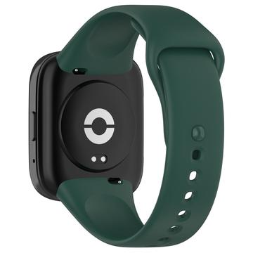 Xiaomi Redmi Watch 3 Lite/3 Active Mek Silikonski Kaiš - Tamnozelena