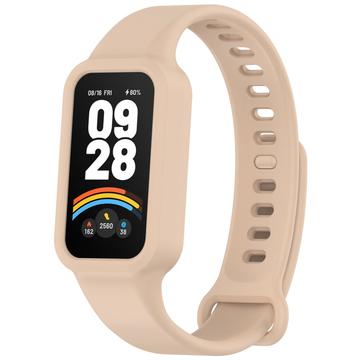 Xiaomi Smart Band 9 Active/Redmi Band 3 Zamenski Silikonski Kaiš sa Integrisanim Okvirom - Roze