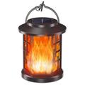 YY-91008B Hanging Solar Lantern with Flickering Flame Effect