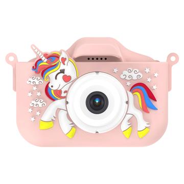 Unicorn Kids Camera with 32GB Memory Card & Card Reader - Pink