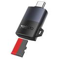 Yesido GS37 USB-C TF Card Reader with Lanyard - 480 Mbps Plug-and-Play OTG Adapter